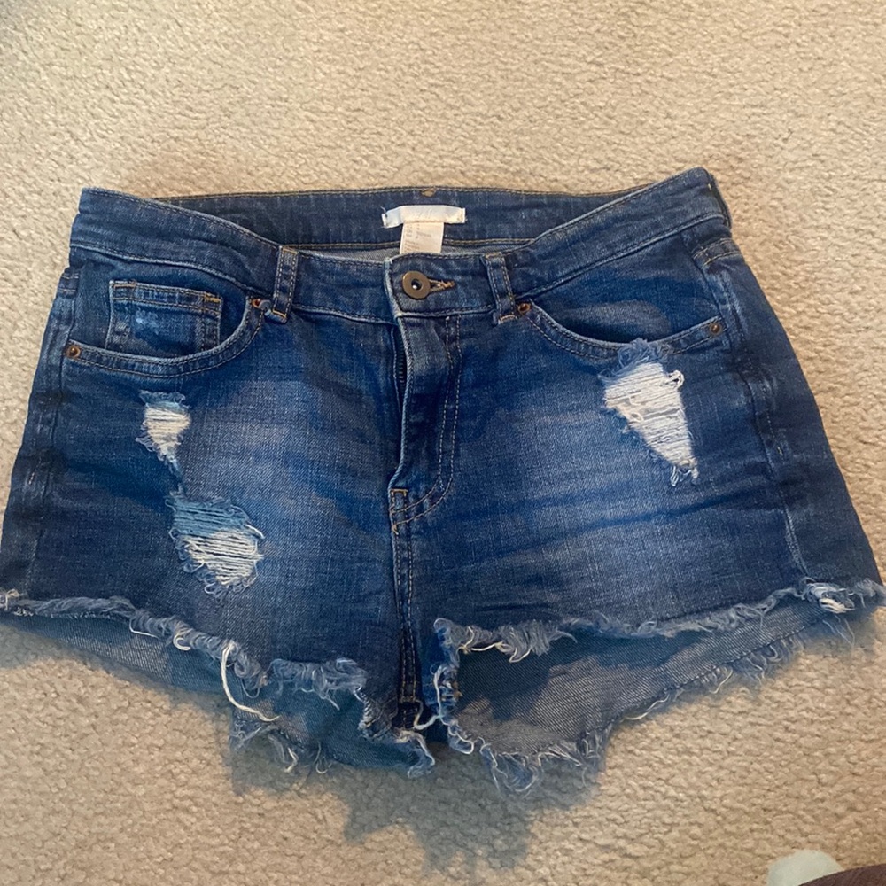 H&M Ripped Jean shorts